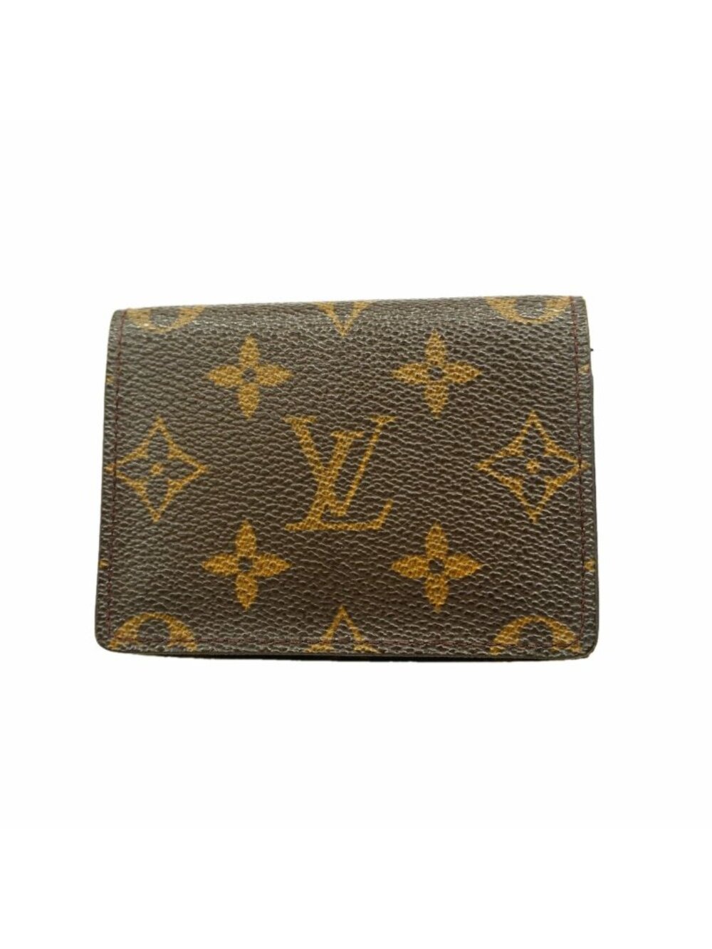 Louis Vuitton Business Card Case Monogram Envelope Holder Brown